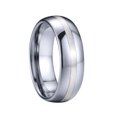 China CLASSIC Handsome Men's Fashion Suit Wedding Band Couples Silver Jewelry Genuine 925 Sterling Rings For Women Tungsten Jewelry for sale