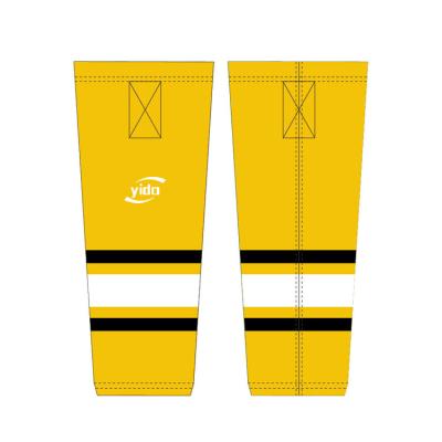 China Socks hot sale factory price custom sublimated polyester youth hockey striped socks for sale