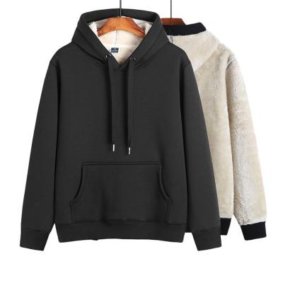 China Wholesale Anti-Wrinkle Cotton Low MOQ Thick Heavy Fleece Pullover Hoodie For Men for sale