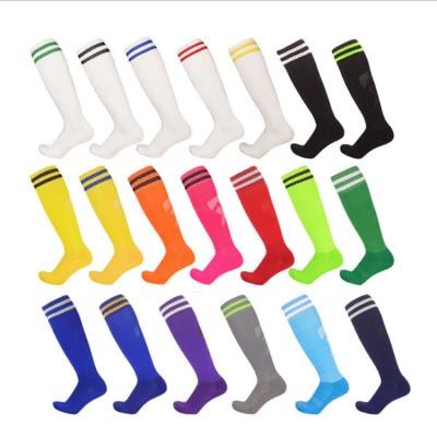 China Factory Supply Breathable Direct Football Soccer Knee High Socks For Adult With Kids for sale