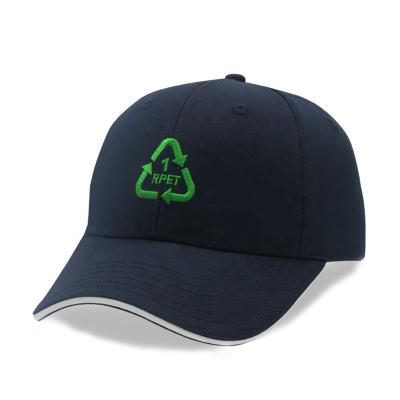 China JOINT Rpet Recycled Sports Mesh Hats Summer Outdoor rpet Fashion Hat Water Washing Sports Baseball Hats for sale