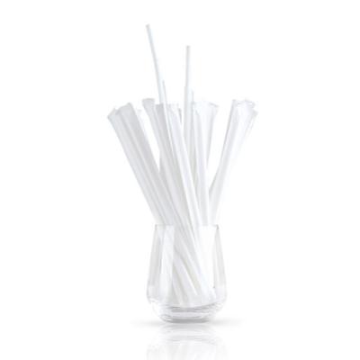 China 100% Biodegradable Cornstarch Straw Biodegradable Pbs Disposable Plastic Eco Friendly Compostable Drinking Straw for sale