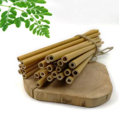 China Natural Bamboo Straw Reusable Bamboo Straw Eco-Friendly High Quality Modern Biodegradable Organic Bamboo Straw for sale