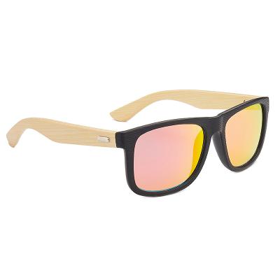 China New Fashion Custom Logo Classic Bamboo Sunglasses Wood Sunglasses Wooden Sunglasses Eco-Friendly Wholesale for sale