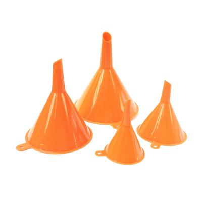 China 125/100/75/55 Disposable Plastic Funnel Four-piece Set PP Material For Liquid Cooking Oil Filling for sale