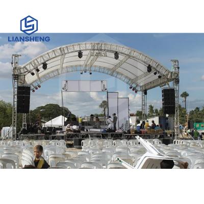 China Aluminum alloy 6061-T6 outdoor event concert truss display stage design lighting aluminum truss stage for sale for sale