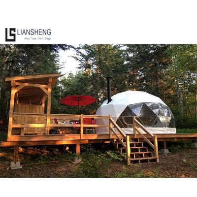 China Indoor Outdoor Event Fashion Hot Style Inside Glamping Geodesic Dome Tent For Sale for sale