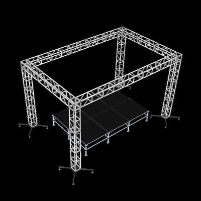 China Hot Selling OEM Aluminum Alloy 6061-T6 Stage Light Boot Truss Event Size Aluminum Truss With Strong Load-bearing for sale