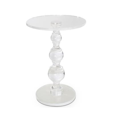 China Modern Clear Acrylic Coffee Table Side Table For Office Living Room And Bed Table for sale