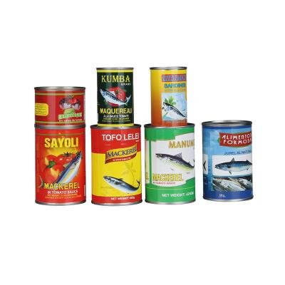 China Canned Mackerel Canned Fish In Tomato Sauce / Canned Mackerel Fish In Tomato Sauce for sale