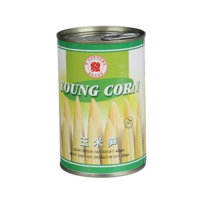 China Prompt 1500g Canned Delivery Low Price Canned Young Baby Corn for sale