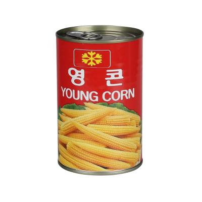 China Canned types of canned fresh baby corn in glass jar for sale