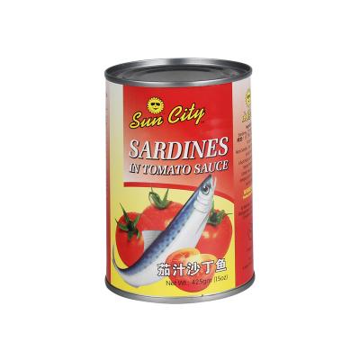 China Newcomer Canned Tomato Sauce Canned Sardines Fish for sale