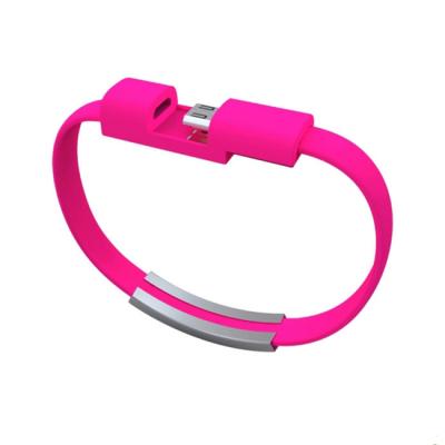 China Cheap Computer Gift Mobile Phone Charger Cable Wristband Wristband Data Tie Line Cable For iPhone for sale