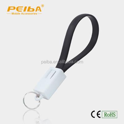 China Camera Factory Direct LED Lamp Indicated New Micro Charger Cable USB Key Chain Data Sync Charging Micro USB Cable for sale