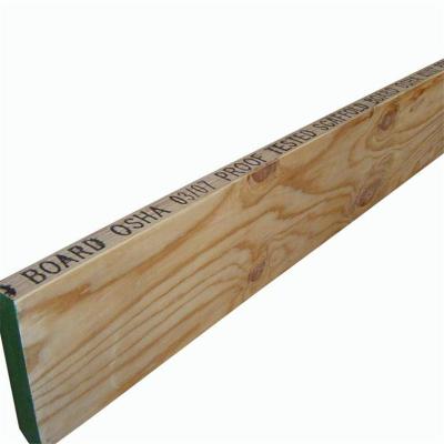 China Exterior Yelu Wood Supply Thick OSHA 38mm Radiata Pine LVL Scaffold Plank Used For Building Material for sale