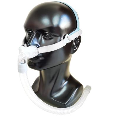 China Adult CPAP Snoring Nasal Mask For Sleep Apnea Treatment Anti Snoring Solution With Free Adjustable Headgear for sale