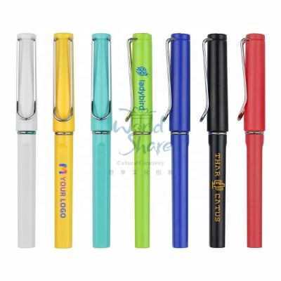 China Promotional Pen Word share OEM Stylo Gel Wholesale Gel Pen 0.5mm Fancy Gel Pens With Custom Logo Cheap Plastic Promotional Ballpoint Pen for sale