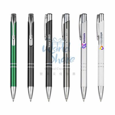 China Promotional Pen Promotional Logo Printed Ball Point Pen Customized Logo Ballpoint Pen Wholesale Cheap Metal Ball Point Pen for sale