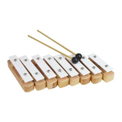 China Instrumental music hard material wooden toy, natural wooden xylophone for sale