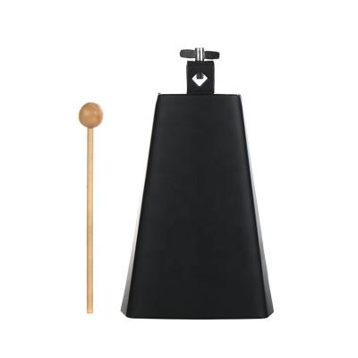 China Wholesale durable and high quality black cowbell with handle for sale