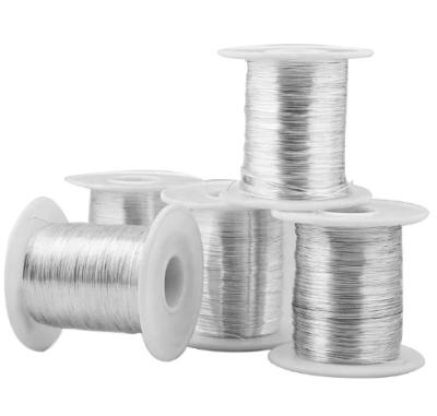 China High Purity 99.99% Pure Bright Sliver Wire 30Ga 28Ga 26G 24Ga 22Ga 20Ga 18Ga 16Ga 14Ga 12GA 10Ga Silver Wire for sale