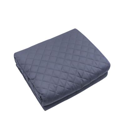 China Newest Therapy Square Small Weighted Blanket Natural Organic Adult Bamboo Weighted Blanket for sale