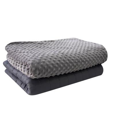 China Therapy Cheap Price Therapy Weighing Blanket Compression Blanket Soft Heavy Weighted Blanket for sale