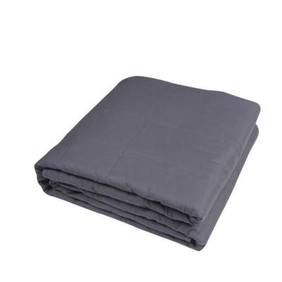 China Therapy Wholesale Customized 100% Cotton Organic Gravity Sensory Heavy Weighted Blanket for sale