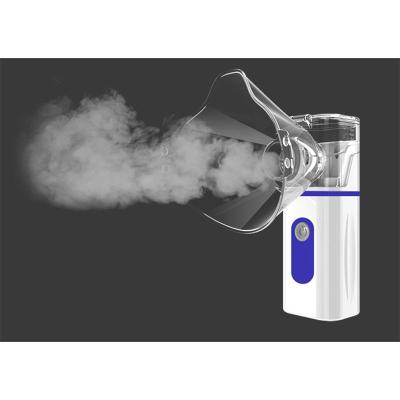 China Small Cool Mist Nebulizer Plastic Portable Ultrasonic Nebulizer With Two Modes for sale