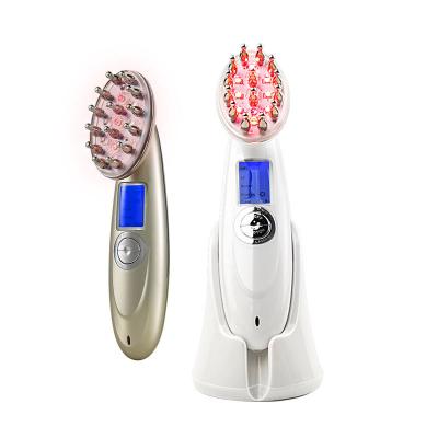 China Loss Prevention 4 IN 1 RF Laser Hair Growth Massage Comb Infrared Handy Anti Hair Loss Therapy Hair Brush for sale