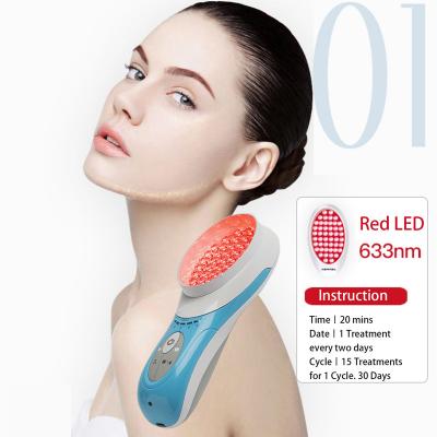 China Portable Type Beauty Laser Light Therapy LED Acne Acne Anti Aging Phototherapy Device Cheap Price for sale