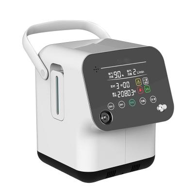 China Small Plastic Portable Oxygen Concentrator Oxygen Generator Making Machine Include Atomizer AC 220V/110V for sale