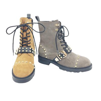 China Steel Rivet Winter Boots From Cool Ladies Boots China Manufacturer For 2021 Women Ankle Boots Women Shoes for sale