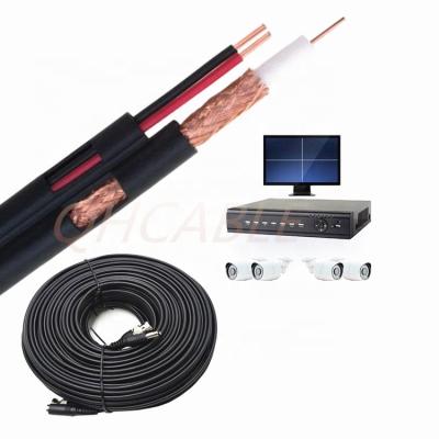 China Factory competitive price siamese cctv RG59 cabo coax kablo RG59 rg6 coaxial cable cctv system cctv power supplier from manufacturer for sale