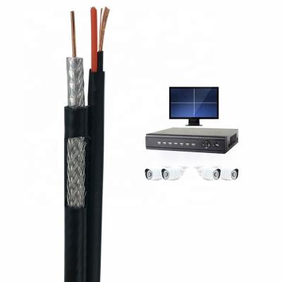 China cctv system combine cable for cctv camera security system 1000ft with 2 coax power rg6 dc cable for sale