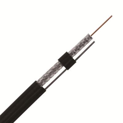 China Free Sample CATV System RG6 WITH MESSENGER Factory Supplier High Quality Cable RG6 Coaxial Cable With Messenger for sale