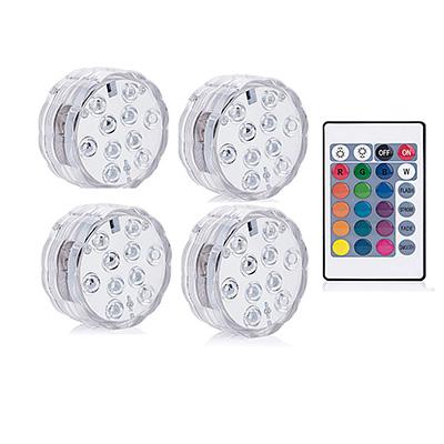 China 10 Proof Submersible Light Led Night Light Battery Operated Ip68 Underwater Lamp Outdoor Ip68 Outdoor Receipt Decoration for sale