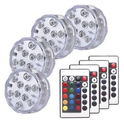 China Ip68 Water Proof Amazon Pool Light Bathtub Light Diving Lights 24 Lights 24 Key Remote Control for sale