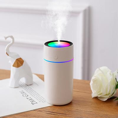 China New Colorful Cup Humidifier Night Light Silent USB Frontier Mini Car Humidifier Air Humidification+Light for sale