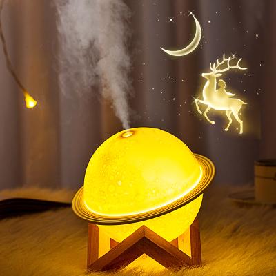 China Car Led Humidifier Three Moonlight Mode Lights 3D Night Light Moisturizing Function Control Light for sale