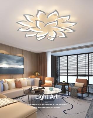 China Modern Simplicity New LED Ceiling Chandelier Lamp Lighting Living Room Modern Home Bedroom LED Chandelier for sale