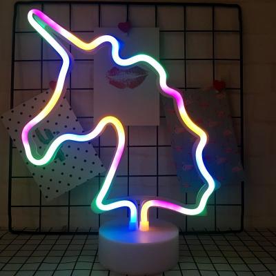 China Store Most Popular Night Lights Christmas Halloween Bat Deer Wall Neon Lights Led Night Lighting For Home Party Decoration Gifts for sale