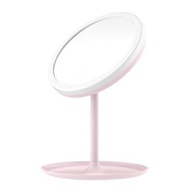 China Modern Northern Europe Tabletop Ring Light LED Beauty Mirror USB Charging Touch Smart Smart Illumination Makeup Mirror USB Desktop Charging for sale