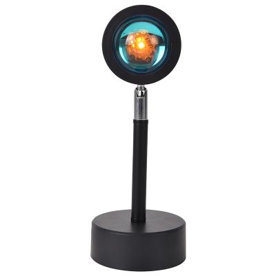 China Floor Lamp Shade Projector Sunset Standing Projection Lamp Led Light Lamp Atmosphere Rainbow Halo Lamp For Bedroom Usb for sale