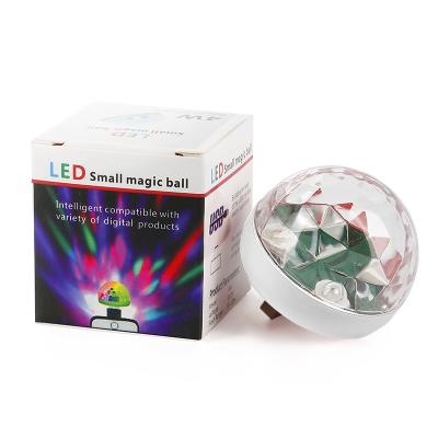 China Stage Led Small Light Stage Party Sound Control Mini Usb Ball Dj Lights Disco Gifts for sale