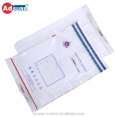 China Custom Printing Prison Forensic Police Evidence Bags / Breathable Tyvek Security Envelopes Bags for sale