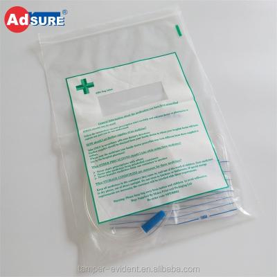 China Mailing Biohazards Bag / Medical Promotional Biohazard Specimen Bag / LDPE Medicine Packaging Bags for sale