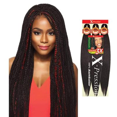 China Wholesale Synthetic Stretch X Pressure Expressions Pre Stretched Braiding Hair for sale