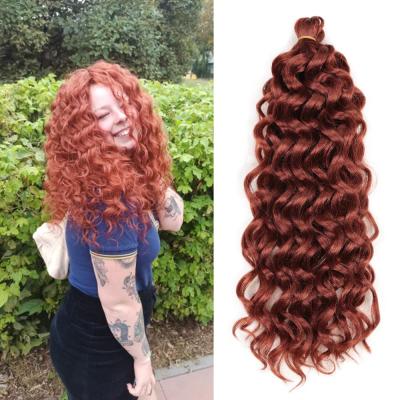 China High Temperature Fiber Surf Crochet Hair 20 Inch Hawaii Loop Braiding Goddess Locs Crochet Hair Boho Style Hair Extensions for sale